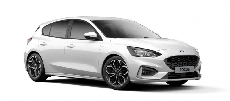 Ford focus  st line x 1.0 ess 125ch mhev bm6  Blanc Glacier