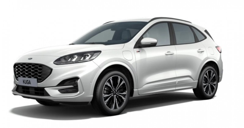 Ford kuga st line 2.5 es 225 phev     Blanc Platinum
